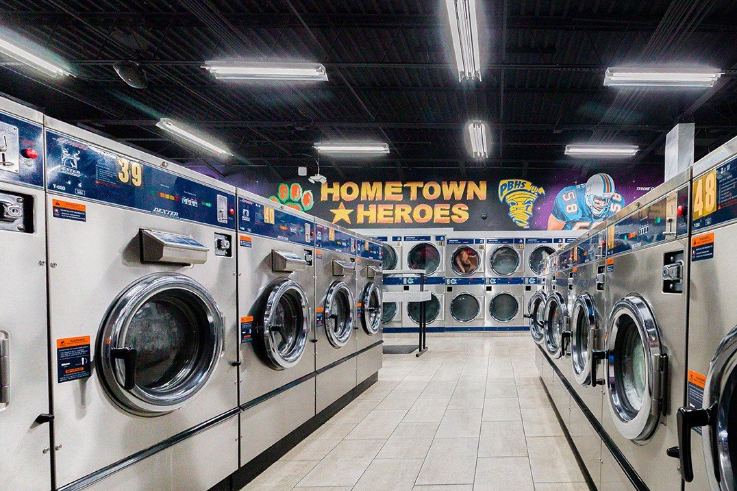 Inside Atlantic Blvd Coin Laundry